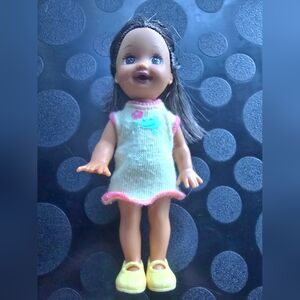 1996 Tinkle Time Kelly Rare African American Version Barbie's Sister 4.5in